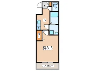仮)浜町3丁目計画【3階】の間取り