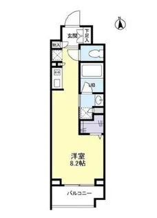 パークフラッツ中目黒【4階】の間取り