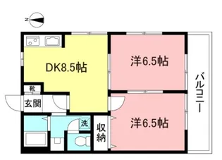 コープみのり【2階】の間取り