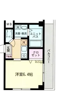 ドエルコーポ織戸【2階】の間取り