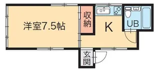 コーポカヤバ【1階】の間取り