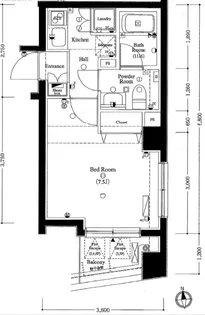 AXAS高円寺【2階】の間取り
