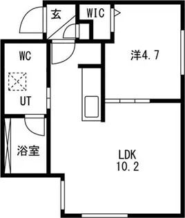 GRACE豊平【1階】の間取り
