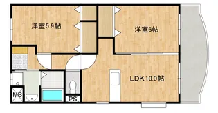 パークサイドM【2階】の間取り