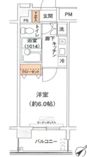 Duo・Crea西五反田【10階】の間取り