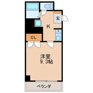 マザック新栄【9階】の間取り