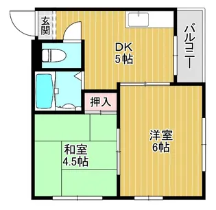 さくら20番館【2階】の間取り