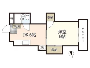 高本ビル【3階】の間取り
