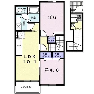 サンリット G【2階】の間取り