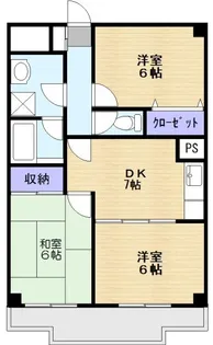 ゼルコーバ西嶺【4階】の間取り
