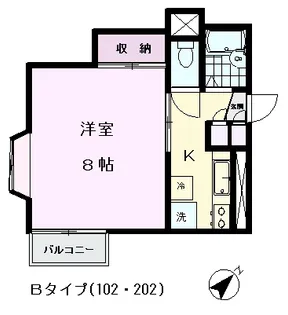 メイプルハウス【2階】の間取り
