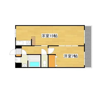 プレステージ国分III【2階】の間取り