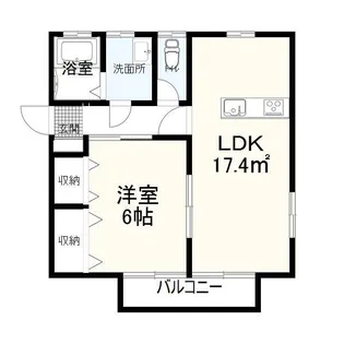 たんぽぽ【K】【2階】の間取り