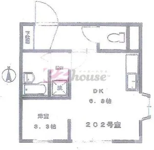 光ハイツ【2階】の間取り