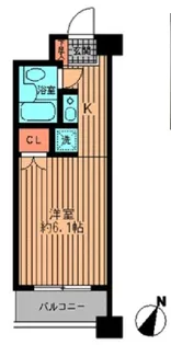 プライムアーバン勝どき【7階】の間取り