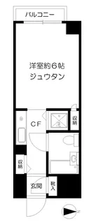 グリーンプラザ東あずま【12階】の間取り