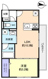 ラ・テールゆりのき台【2階】の間取り