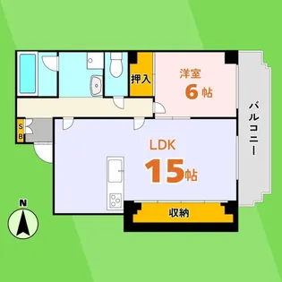 ロイヤルボックス【1階】の間取り