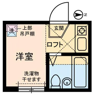 ライフピア松ノ木A棟【2階】の間取り