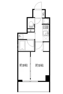 ハーモニーレジデンス東京イーストガーデン【4階】の間取り
