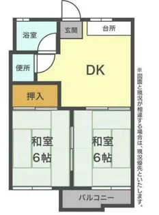 フォーブル三浦B【2階】の間取り