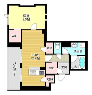 ラ フェリーチェ【1階】の間取り