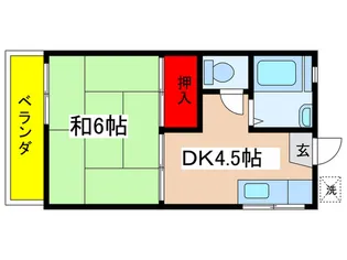 ハイツ藤【2階】の間取り