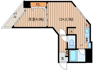 パークヒルズ澄川【6階】の間取り