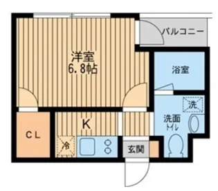 S-FORT西船橋【2階】の間取り