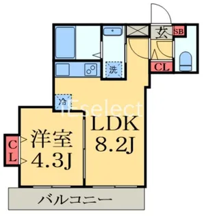 WEST COURT SOGA(ウエストコートソガ)【2階】の間取り