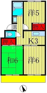 プレジール1番館【1階】の間取り