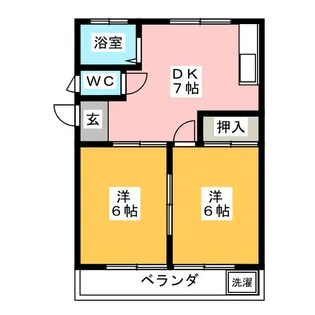 メゾン米浜【3階】の間取り