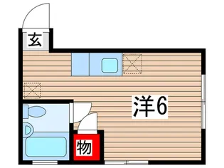 ララ千葉【1階】の間取り