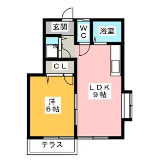 富士見が丘パークハイツ【1階】の間取り