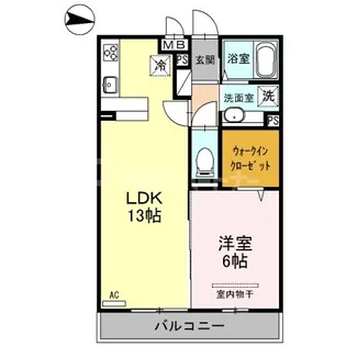 キャッスル西大宮【2階】の間取り
