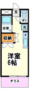 ビレッジ住めば都【1階】の間取り