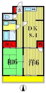 アローマ350【1階】の間取り