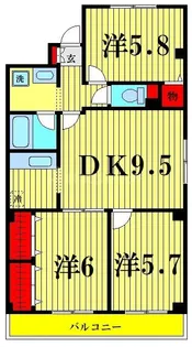 グランドール【1階】の間取り