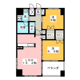 マグノリア・ガーデン【4階】の間取り