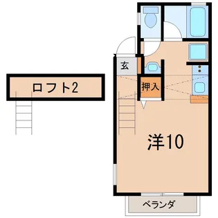 メゾンアウル【2階】の間取り