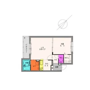 Twinkle桑園(トゥインクル桑園)【3階】の間取り