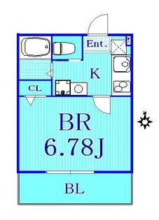レジデンス綱島上町【1階】の間取り