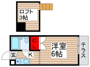 シャルム2【1階】の間取り