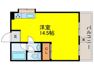 ハイツプルミエ【4階】の間取り