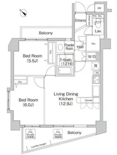 コンフォリア代々木上原【3階】の間取り