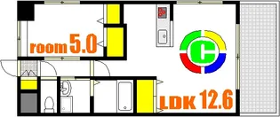 ベルパッソ横川弐番館【11階】の間取り