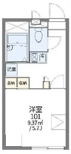 レオパレスIZM IV【1階】の間取り