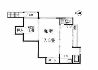 大川荘【2階】の間取り