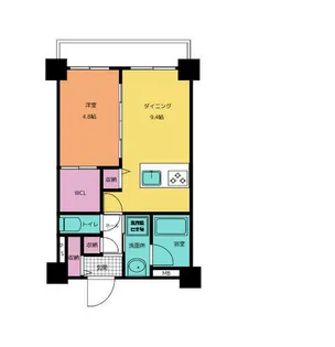 セントラルクレイン高城【3階】の間取り