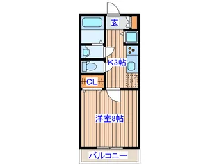 シャト-・マルゴ-【3階】の間取り